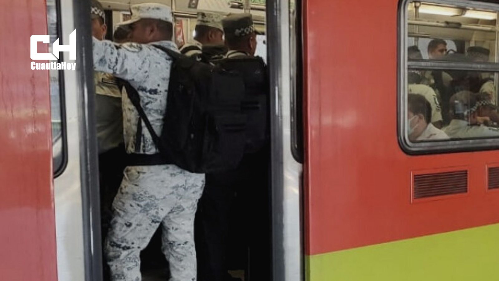 Elementos de la Guardia Nacional vigilará el metro.