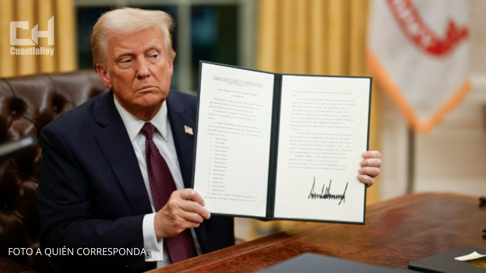 TRUMP CALIFICÓ A LOS CARTELES MEXICANOS COMO TERRORISTAS.